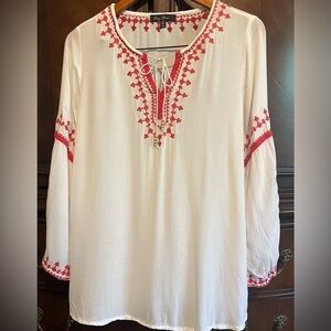 Honey Punch Embroidered Tunic